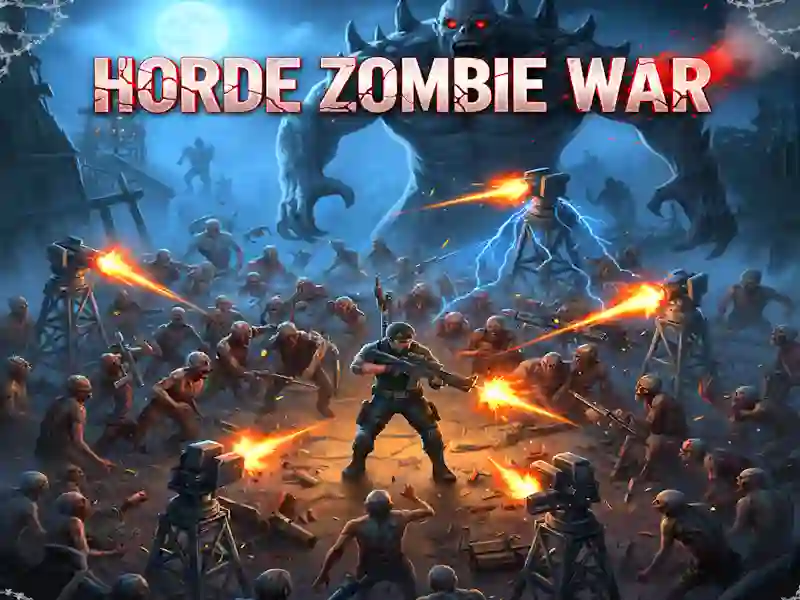Cluiche Cluiche Horde Cogadh Zombie ar líne