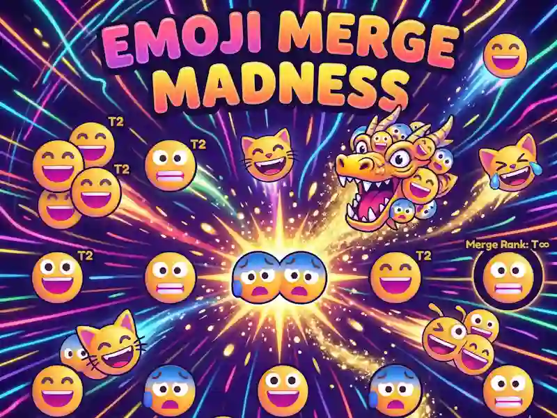 Cluiche Emoji Merge Madness ar líne