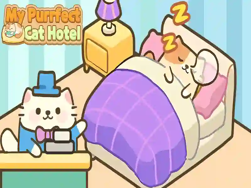 Cluiche M’óstán cat purrfect ar líne