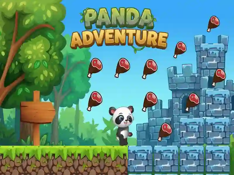 Cluiche Panda Adventure ar líne