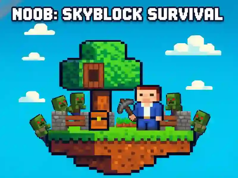 Cluiche Cluiche ar líne: Skyblock Marthanais ar líne