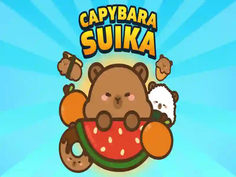 Cluiche Capybara Suika ar líne Cluiche Capybara Suika ar líne