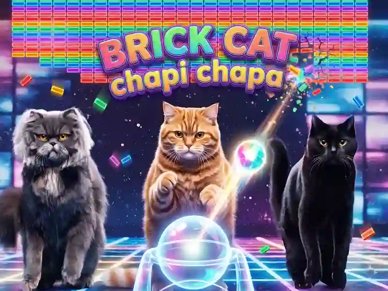 Cluiche Brick Cat chipi chapa ar líne