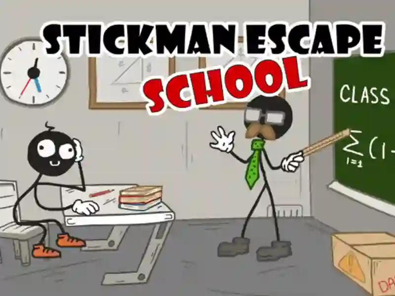 Cluiche Scoil Éalaithe Stickman ar líne