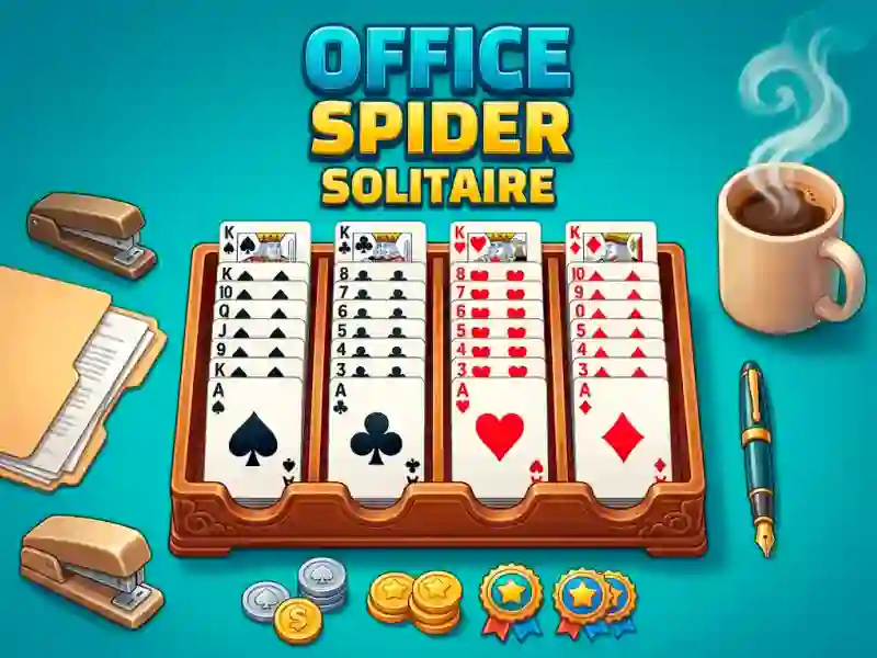 Cluiche Office Spider Solitaire ar líne