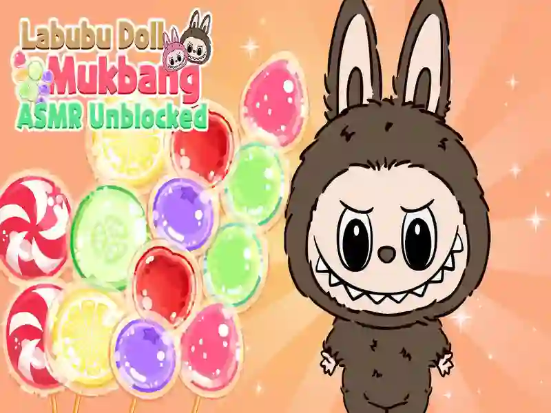 Cluiche Labubu doll mukbang asmr díghlasála ar líne