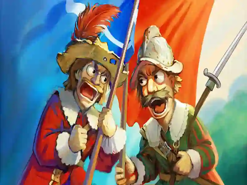 Cluiche Musketeers Gunpowder vs Steel ar líne