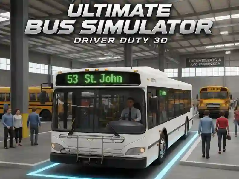 Cluiche Dualgas Tiománaí Insamhladh Bus Ultimate 3D ar líne