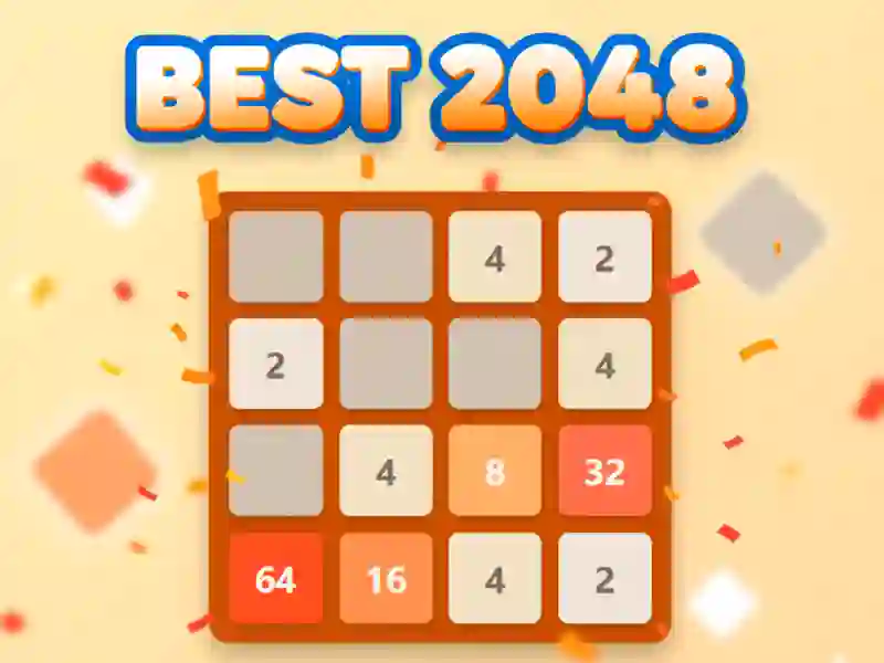 Cluiche 2048 is fearr ar líne
