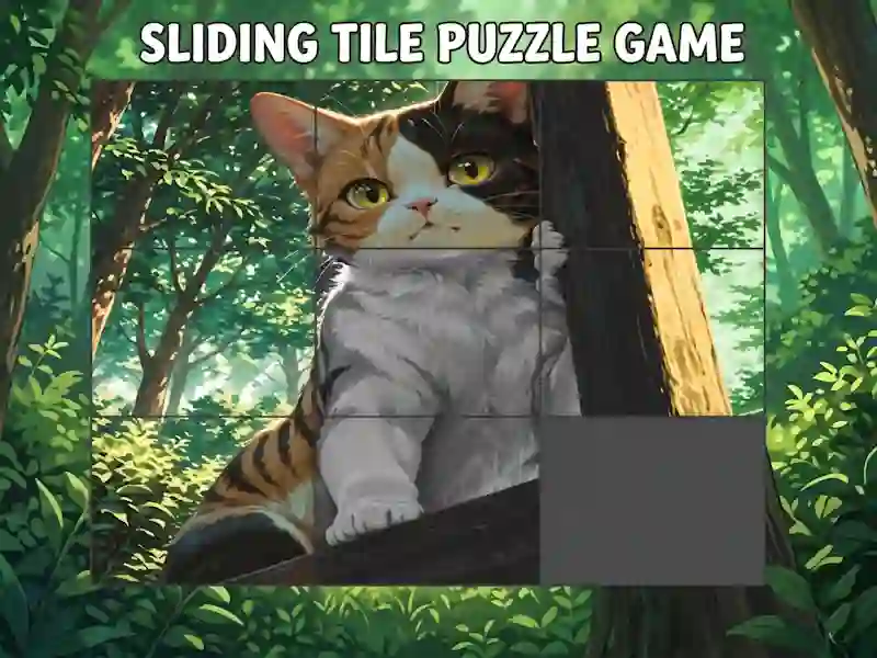 Cluiche Sliding Tile Puzzle Game ar líne