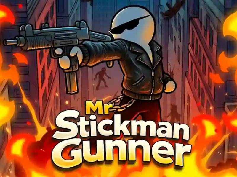 Cluiche Mr Stickman Gunner ar líne