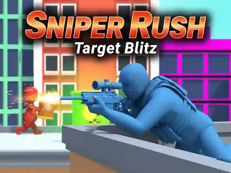 Cluiche Cluiche Líne Sniper Rush: Sprioc Blitz ar líne