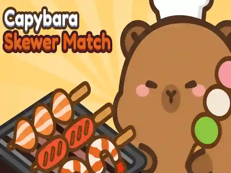 Cluiche Cluiche Capybara Skewer Match ar líne