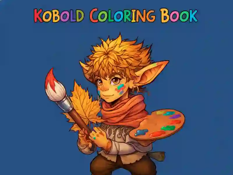 Cluiche Leabhar Dathúcháin Kobold ar líne