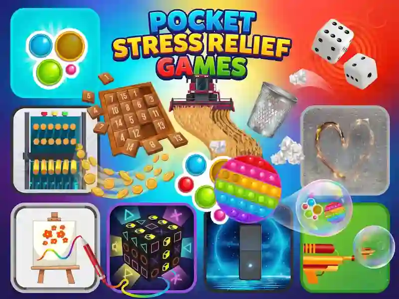 Cluiche Pocket Stress Relief Games ar líne