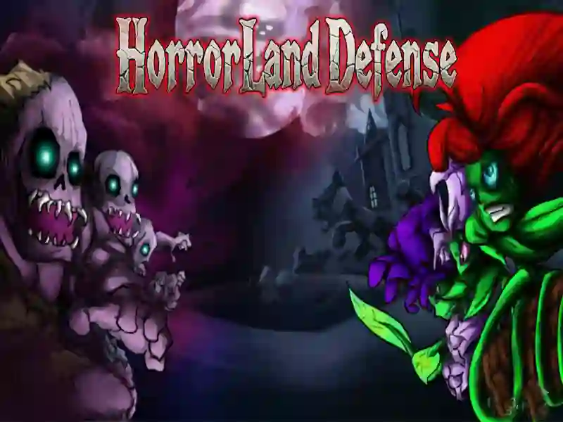 Cluiche HorrorLand Defense ar líne