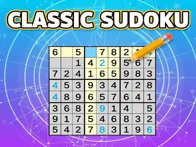 Cluiche Cluiche Sudoku Clasaiceach ar líne