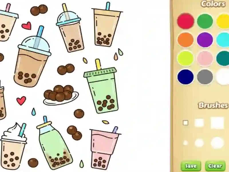 Cluiche Leabhar Dathúcháin Boba gleoite do na páistí ar líne