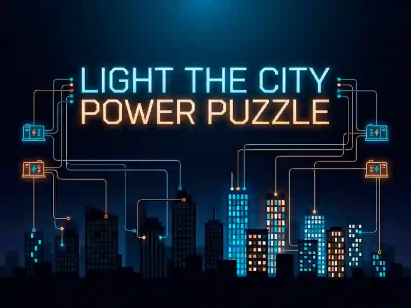 Cluiche Light the City Power Puzzle ar líne