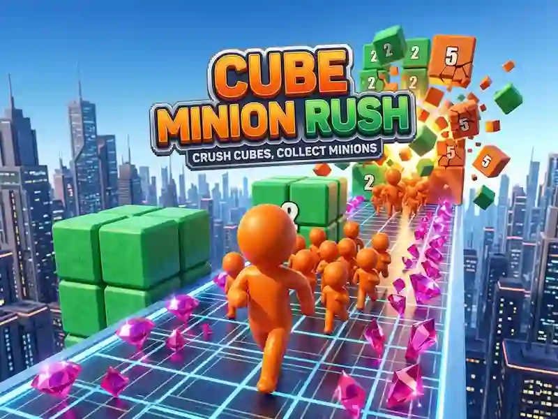 Cluiche Cube Minion Rush ar líne