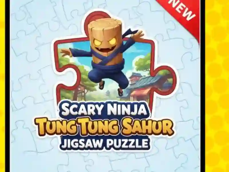 Cluiche Ninja Tung Tung Tung Sahur Puzal Jigsaw ar líne