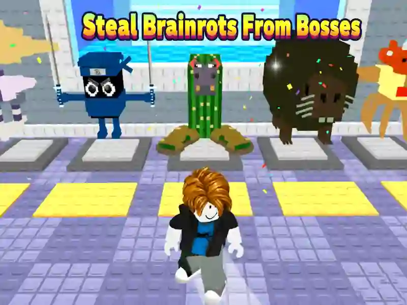 Cluiche Steal Brainrots Ó Bosses ar líne