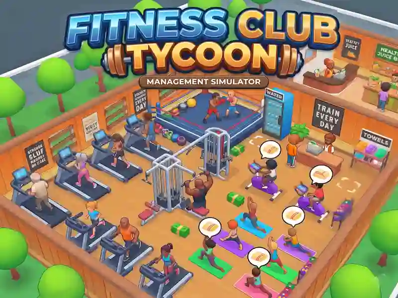 Cluiche Fitness Club Tycoon ar líne