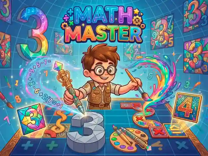 Cluiche Math Master ar líne