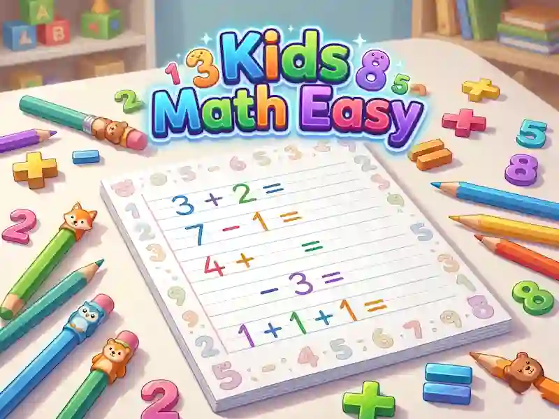 Cluiche Kids Math Easy ar líne