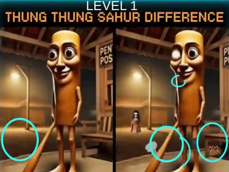 Cluiche Difríocht Thung Thung Sahur ar líne Cluiche Difríocht Thung Thung Sahur ar líne