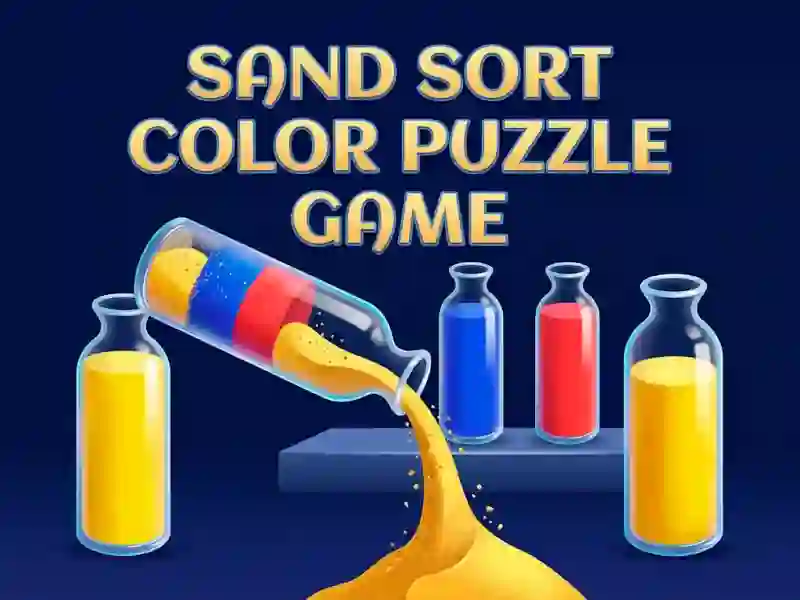 Cluiche Sand Sort Color Puzzle Game ar líne