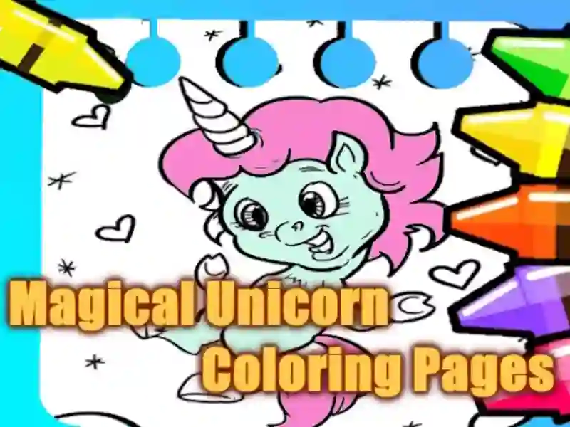 Cluiche Leathanaigh Dathúcháin Magical Unicorn ar líne Cluiche Leathanaigh Dathúcháin Magical Unicorn ar líne