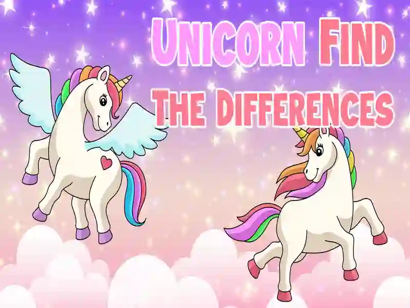 Cluiche Unicorn Faigh na difríochtaí ar líne