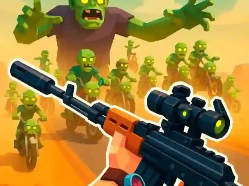 Cluiche Bóthar Zombie: shooter le scrios ar líne