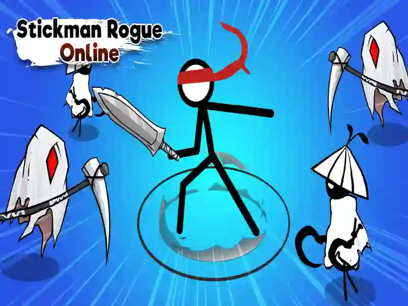 Cluiche Stickman Rogue Ar Líne ar líne