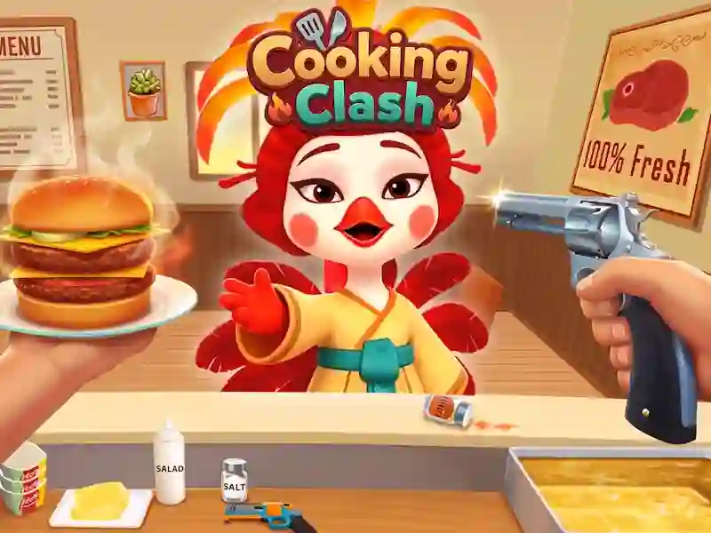 Cluiche Cooking Clash ar líne
