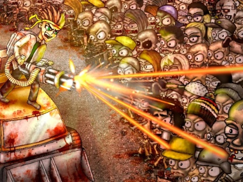 Cluiche Trucail zombie carraige crua ar líne