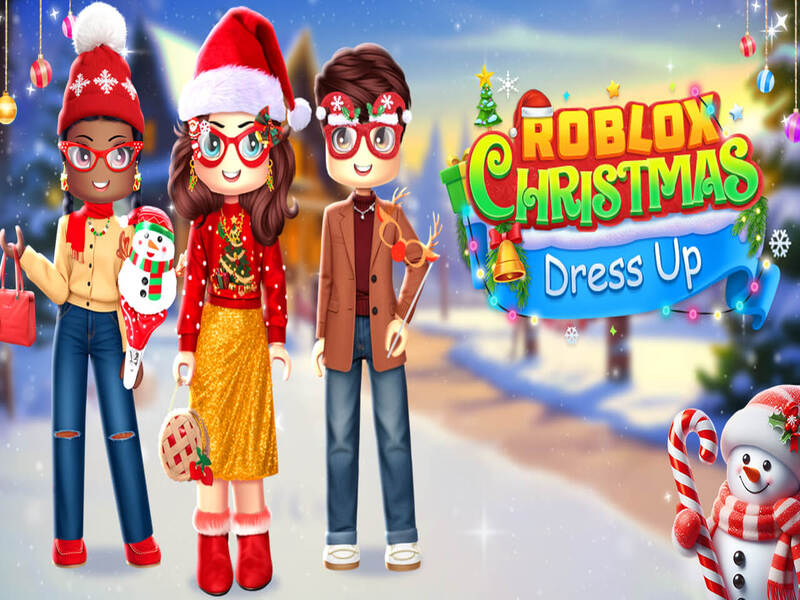 Cluiche Roblox Christmas Dressup ar líne