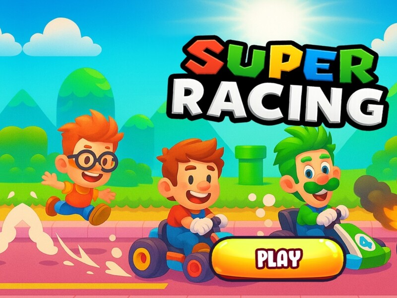 Cluiche Super rásaíocht ar líne