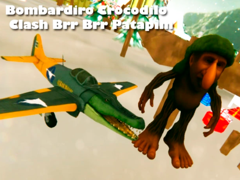Cluiche Bombardiro Crocodilo Clash Brrr BRR Patapim ar líne