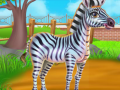 Cluiche Cúram zebra ar líne