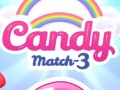 Cluiche Candy Match 3 ar líne