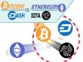 Cluiche Bitcoin in aghaidh Ethereum ar líne