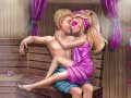 Cluiche Super Babhta Sauna Flirt ar líne