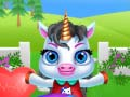 Cluiche Cúram Unicorn Aoibhinn ar líne