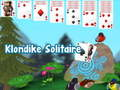 Cluiche Klondike Solitaire ar líne
