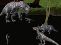 Cluiche Sealgair Dinoisáir Il-imreora ag Meán Oíche ar líne