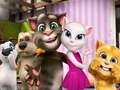 Cluiche GF Pu puzzla Talking Tom ar líne