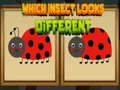 Cluiche Cad é an t-insect a looks difriúil ar líne
