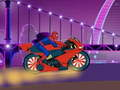 Cluiche Spider-Man Tiománaí Moto ar líne